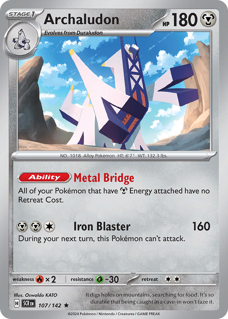 Stellar Crown Archaludon [Eb-Games] Pokémon card